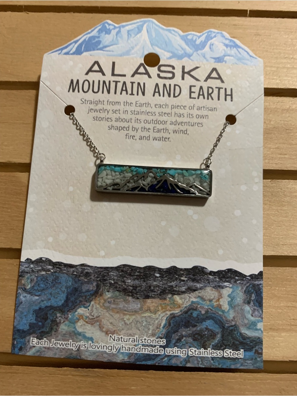 Turquoise Bar Necklace